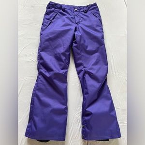 X-Large Kids / Girls Burton Purple Patterned Ski Pants